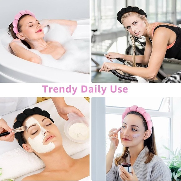 ZTOMINE SET OF 2 SKINCARE HEADBANDS - Picture 3 of 11